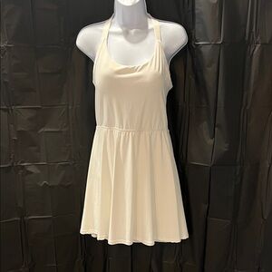 HALARA Cream Mini Dress
